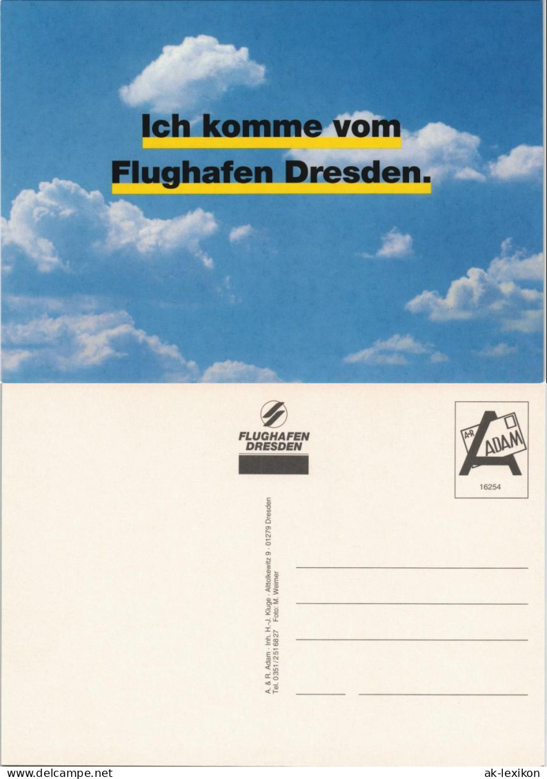 Klotzsche-Dresden Ich Komme Vom Flughafen Dresden (Reklame-Spruch) 2000 - Dresden