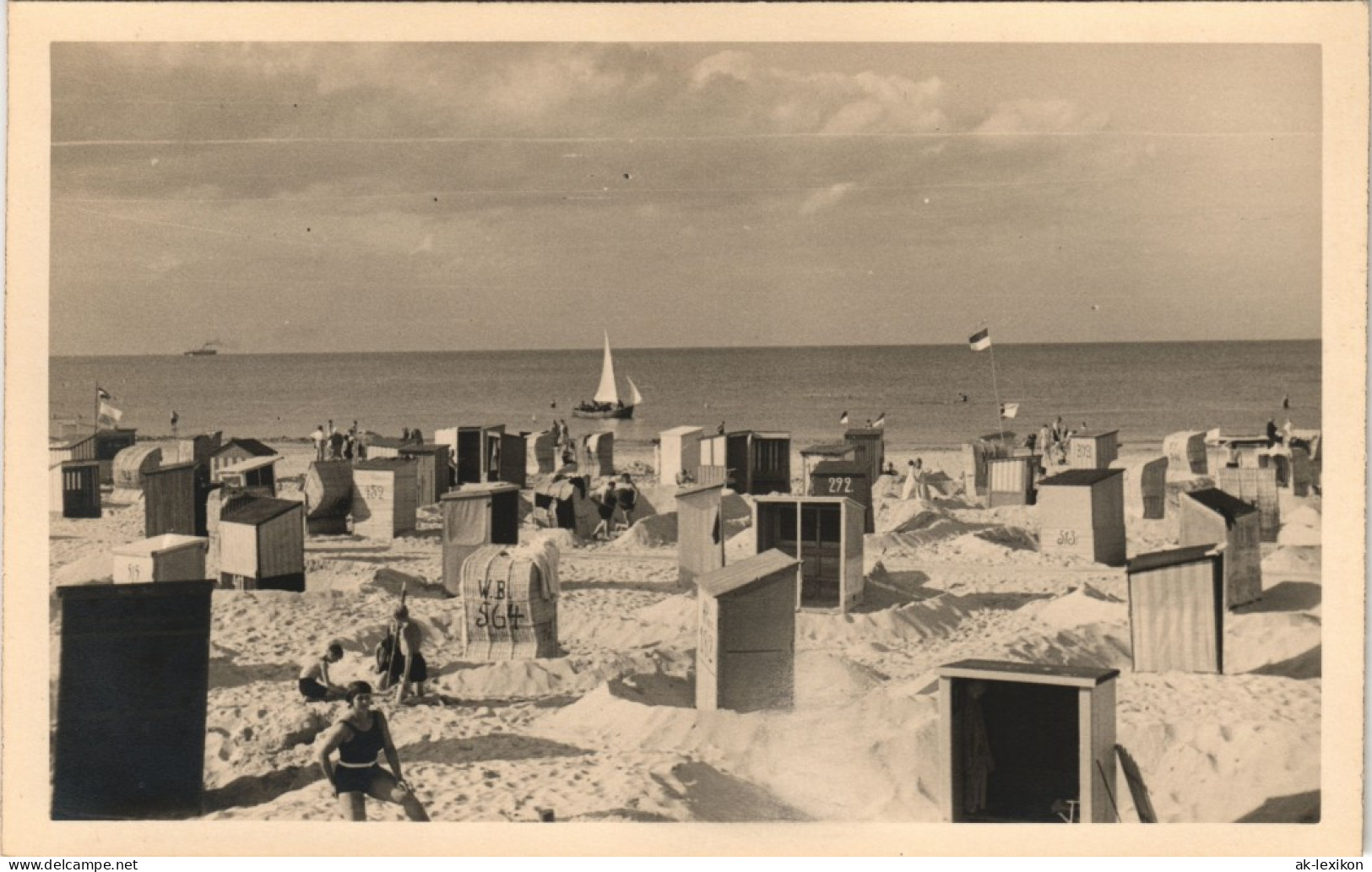 Swinemünde Świnoujście Strandleben - Dampfer In Der Ferne 1929 Privatfoto Foto - Pommern