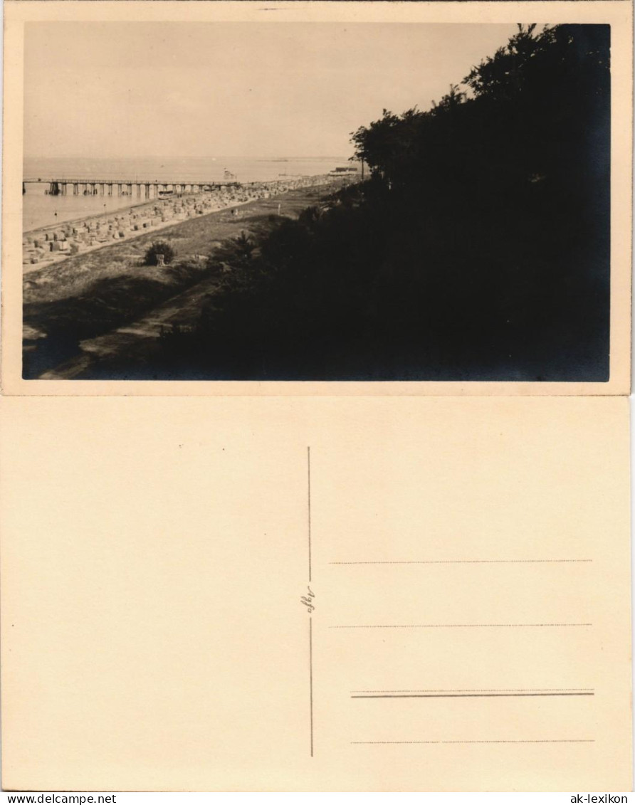 Foto Heringsdorf Usedom Blick Auf Den Strand 1929 Privatfoto Foto - Andere & Zonder Classificatie