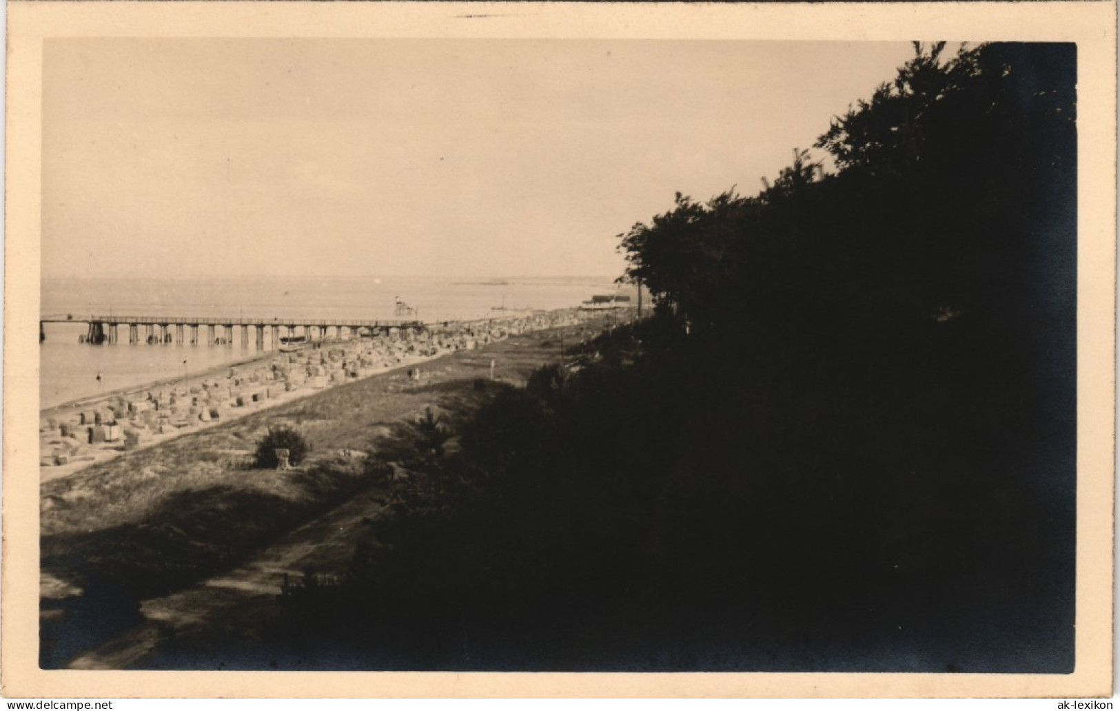 Foto Heringsdorf Usedom Blick Auf Den Strand 1929 Privatfoto Foto - Otros & Sin Clasificación