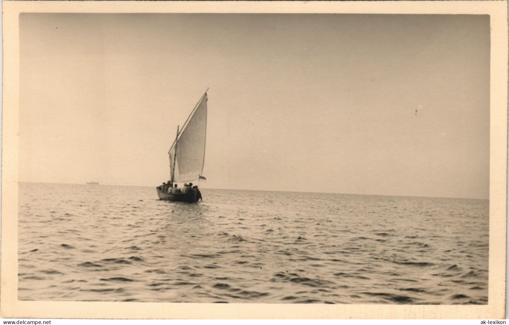 Swinemünde Świnoujście Segelboot Auf Dem Meer 1929 Privatfoto Foto - Pommern