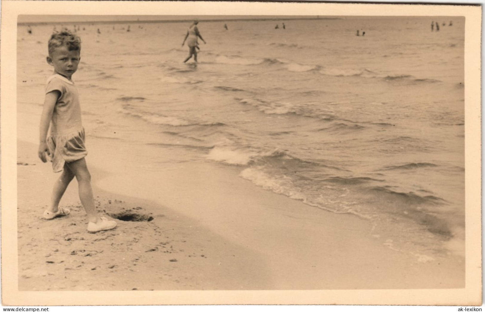 Swinemünde Świnoujście Strandleben - Badespass 1929 Privatfoto Foto - Pommern