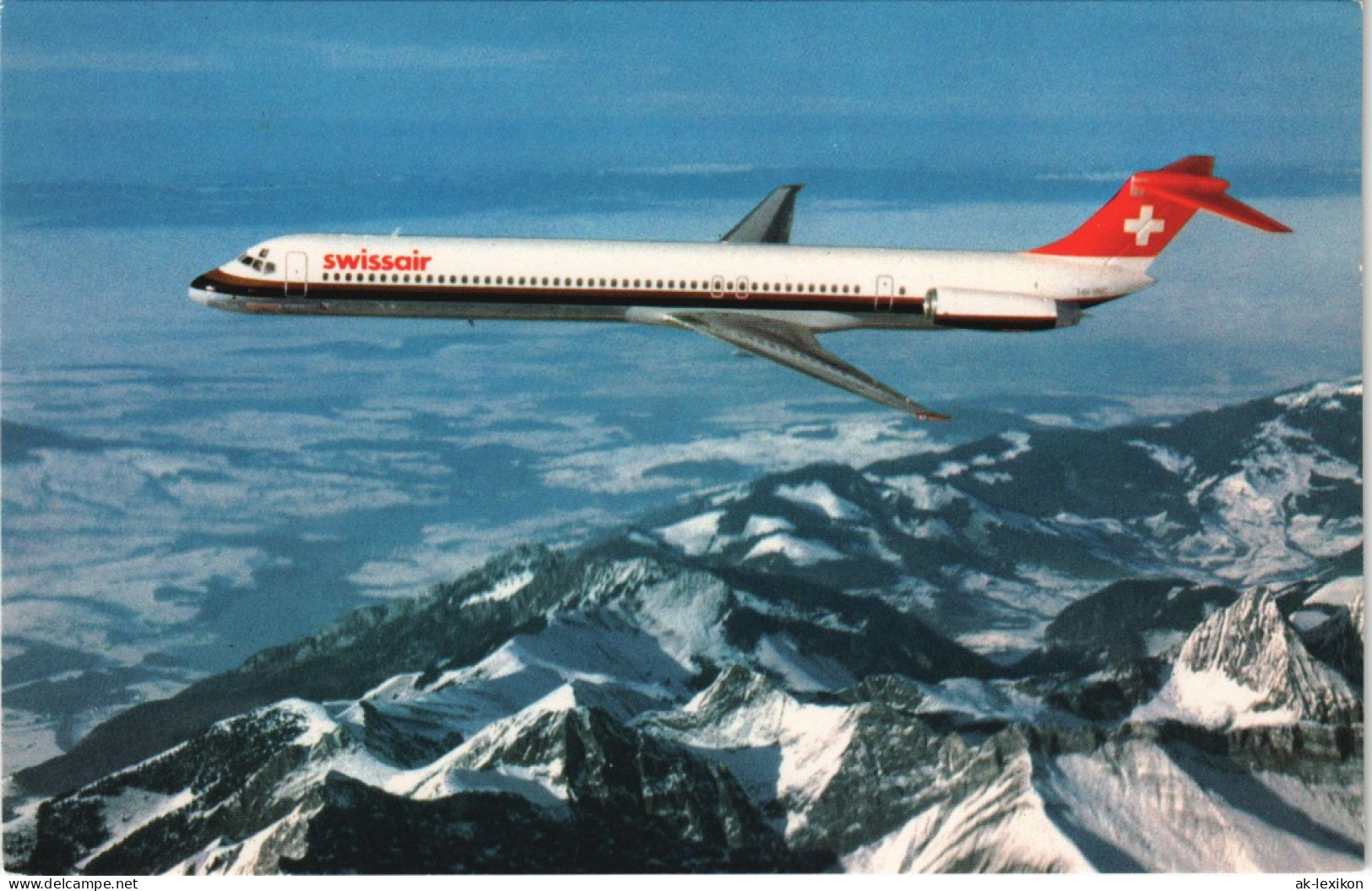 Ansichtskarte  Swissair MCDONNELL DOUGLAS DC-9-81 Flugwesen - Flugzeuge 1978 - 1946-....: Ere Moderne