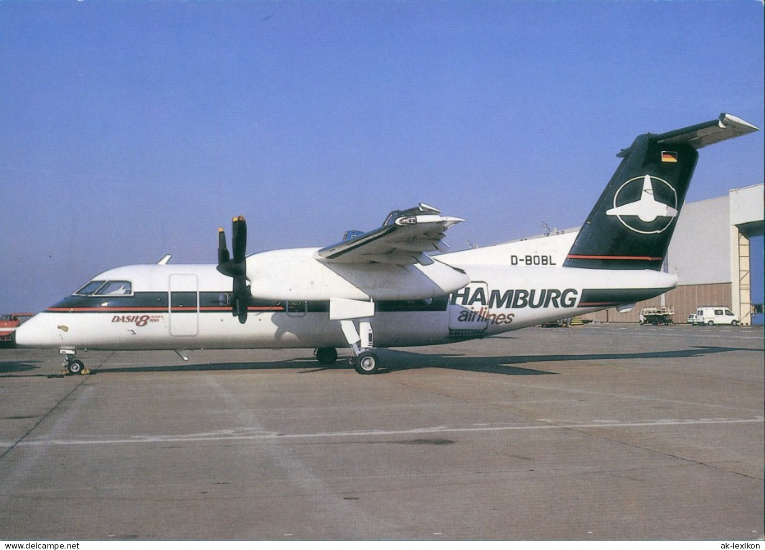 Fuhlsbüttel-Hamburg Boeing DHC 8 - 100 HAMBURG Airlines Flugzeug 1999 - Autres & Non Classés