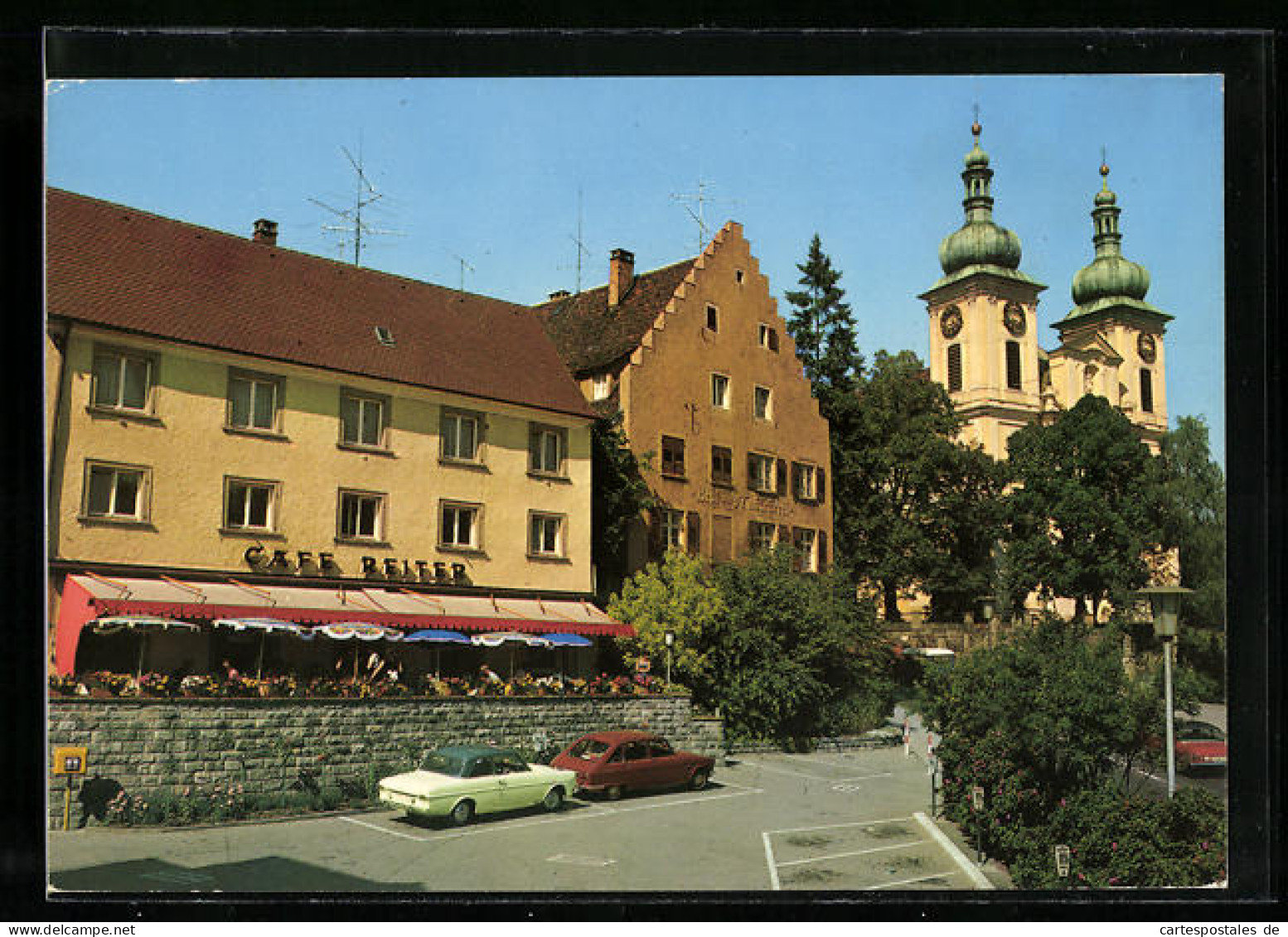 AK Donaueschingen, Cafe Reiter, Sonnenterrasse  - Donaueschingen