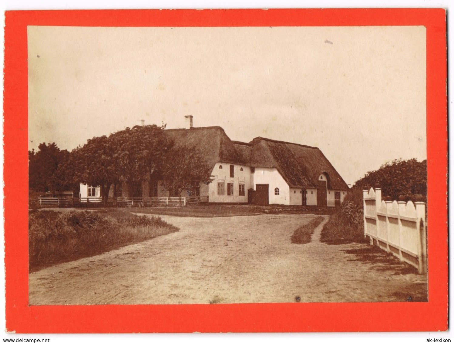 Keitum Sylt Kejtum Straße Geburtshaus U J Lorensen 1874 Privatfoto Kabinettfoto - Autres & Non Classés