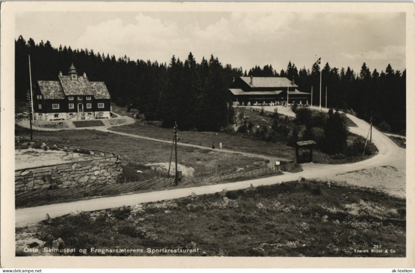 Oslo Kristiania Skimusset Og Frognersæterens Sportsrestaurant. 1929 - Norway