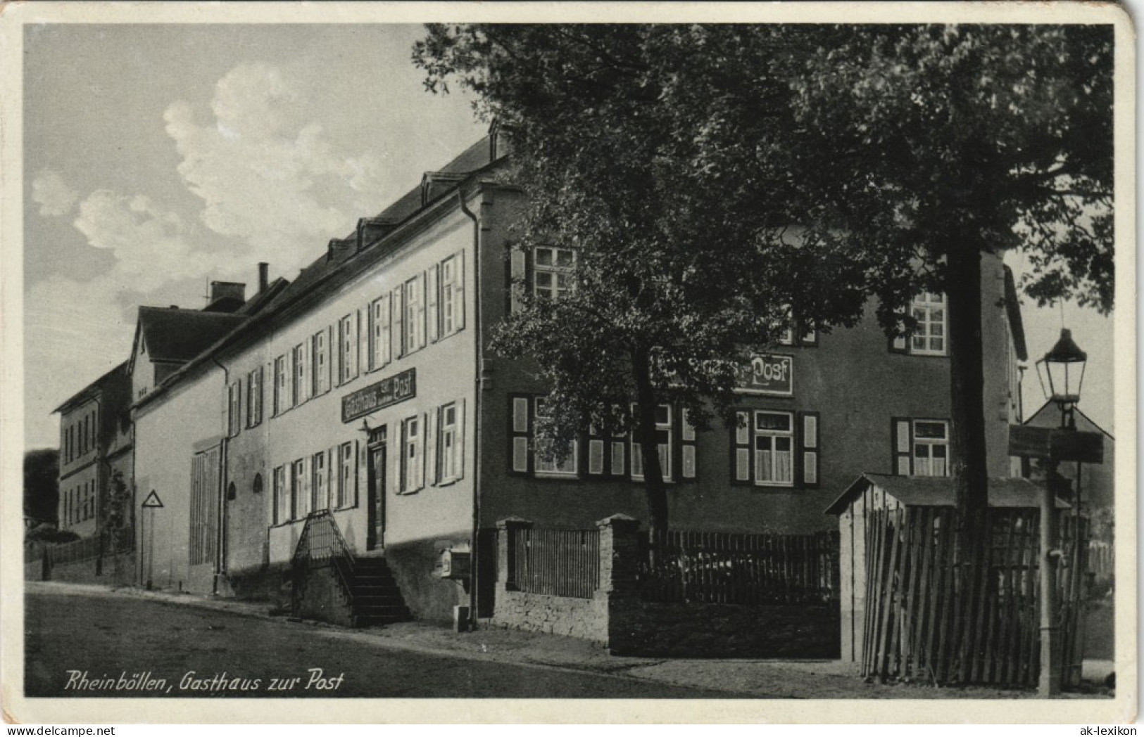 Ansichtskarte Rheinböllen Gasthaus Zur Post 1939 - Andere & Zonder Classificatie