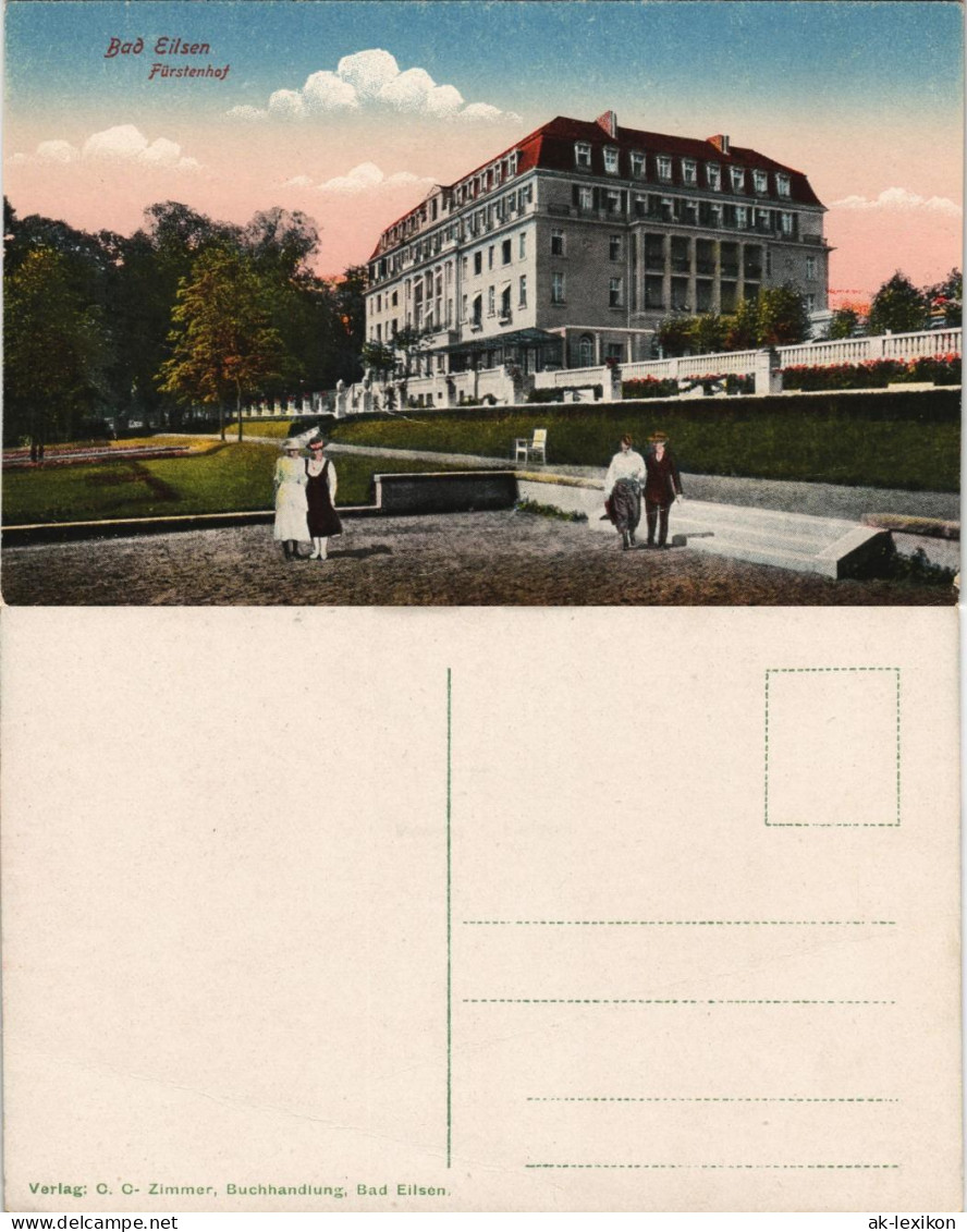 Ansichtskarte Bad Eilsen Fürstenhof 1913 - Other & Unclassified