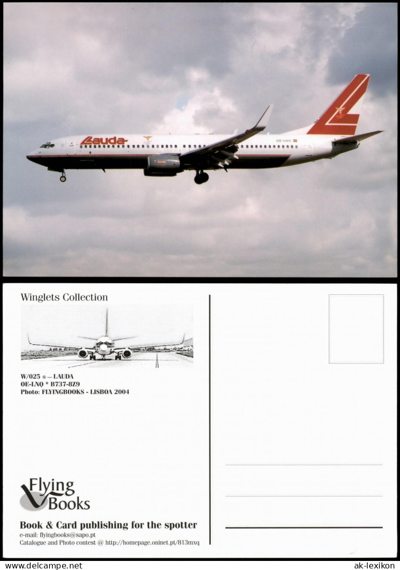 Ansichtskarte  Flugzeuge - Airplane Lauda Air 2004 - 1946-....: Ere Moderne
