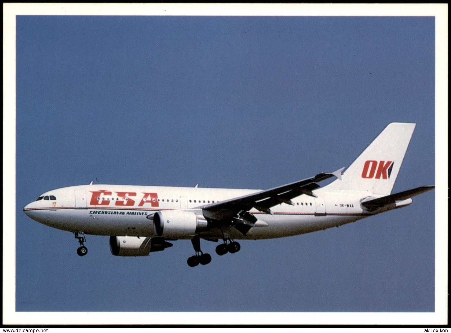 ČESKOSLOVENSKÉ AEROLINIE (ČSA) Airbus A-310-304 Flugzeuge - Airplane 1999 - 1946-....: Ere Moderne