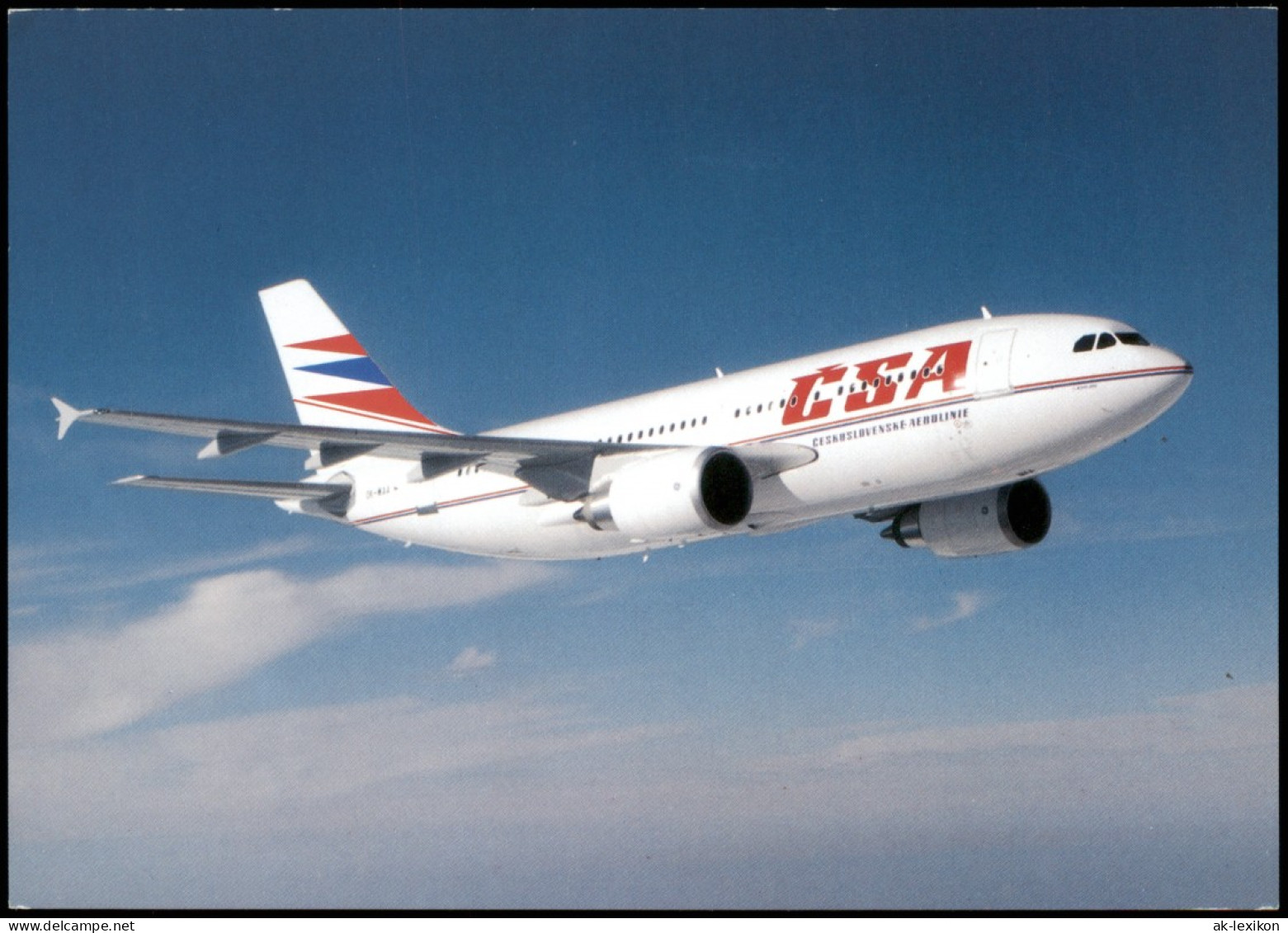 AIRBUS A310-300 ČSA CZECHOSLOVAK AIRLINES Flugzeuge - Airplane 1998 - 1946-....: Moderne