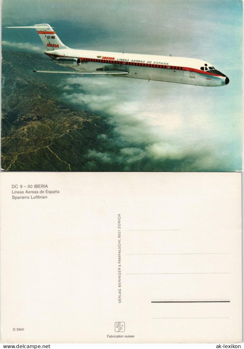 DC 9 - 30 IBERIA Lineas Aereas De España Flugwesen - Flugzeuge 1979 - 1946-....: Era Moderna