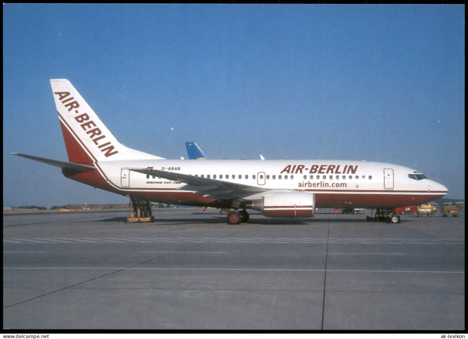 Ansichtskarte  Flugwesen Aviation Flugzeug AIR-BERLIN BOEING 737-76Q 2000 - 1946-....: Moderne