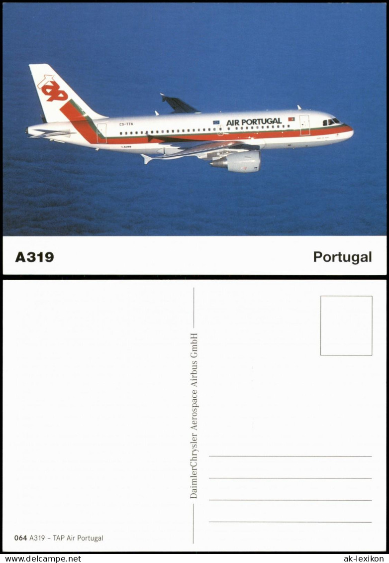 Ansichtskarte  Airbus 319 - TAP Air Portugal - Flugzeug 2003 - 1946-....: Ere Moderne