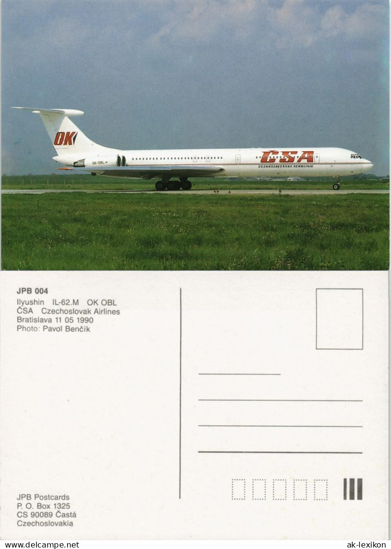 .Tschechien Ilyushin IL-62 ČSA Czechoslovak Airlines Flugwesen Flugzeug 1975 - Tchéquie