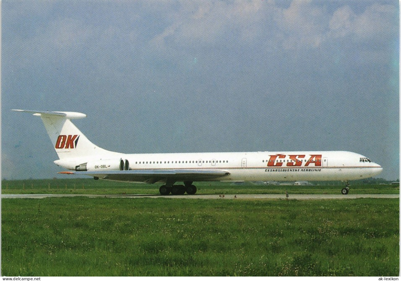 .Tschechien Ilyushin IL-62 ČSA Czechoslovak Airlines Flugwesen Flugzeug 1975 - Czech Republic