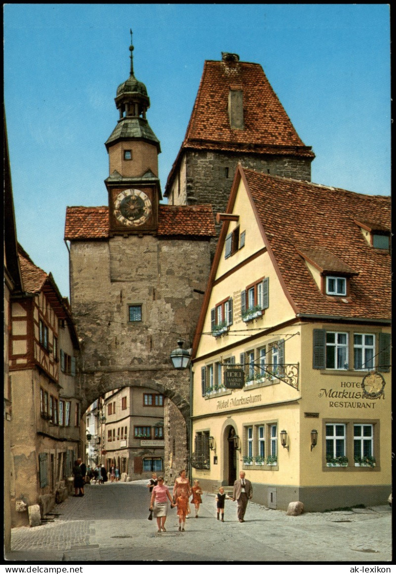 Rothenburg Ob Der Tauber Markusturm, Erbaut Im 12. Jahrhundert 1977 - Rothenburg O. D. Tauber