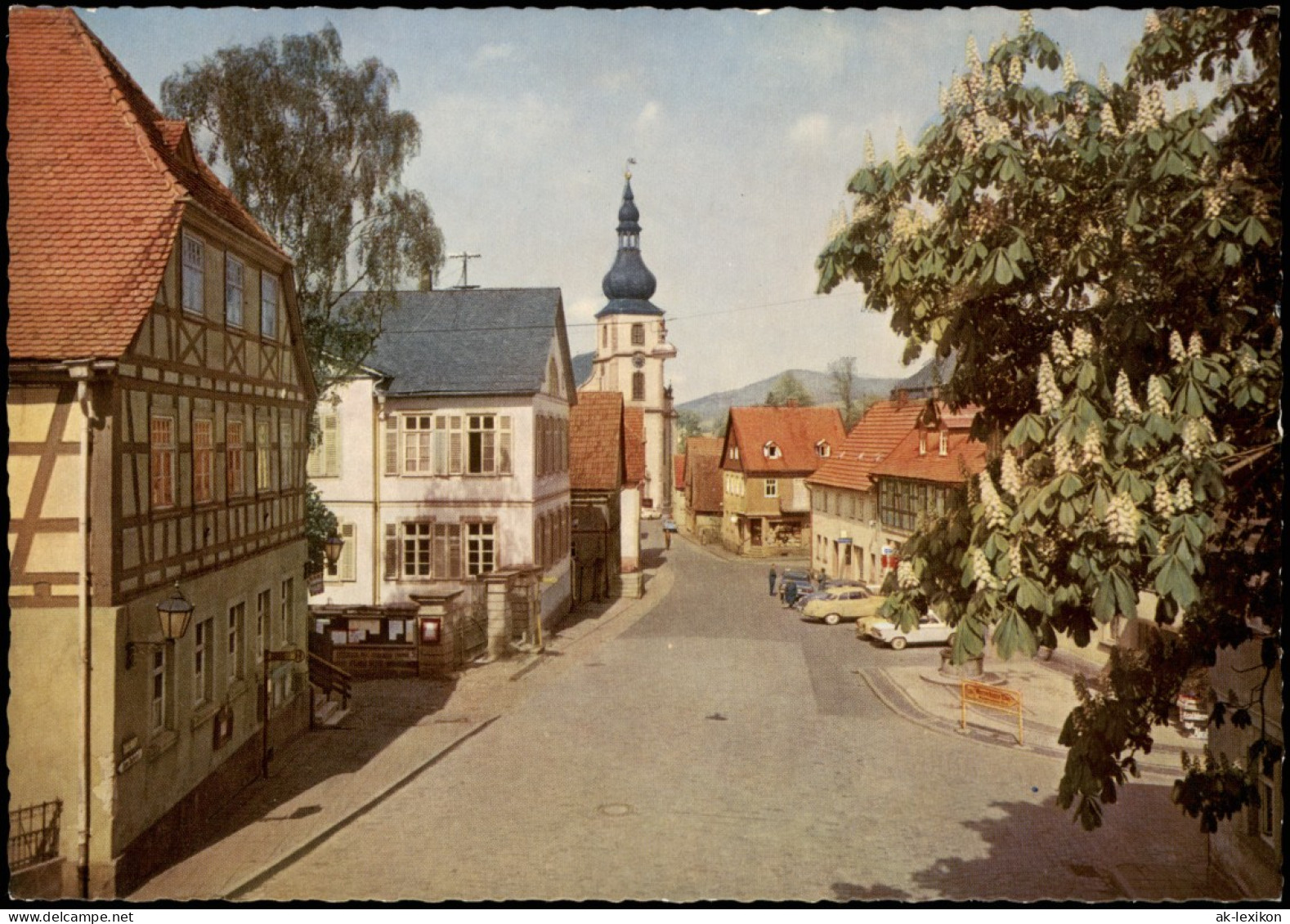 Ansichtskarte Gersfeld (Rhön) Marktplatz 1972 - Sonstige & Ohne Zuordnung