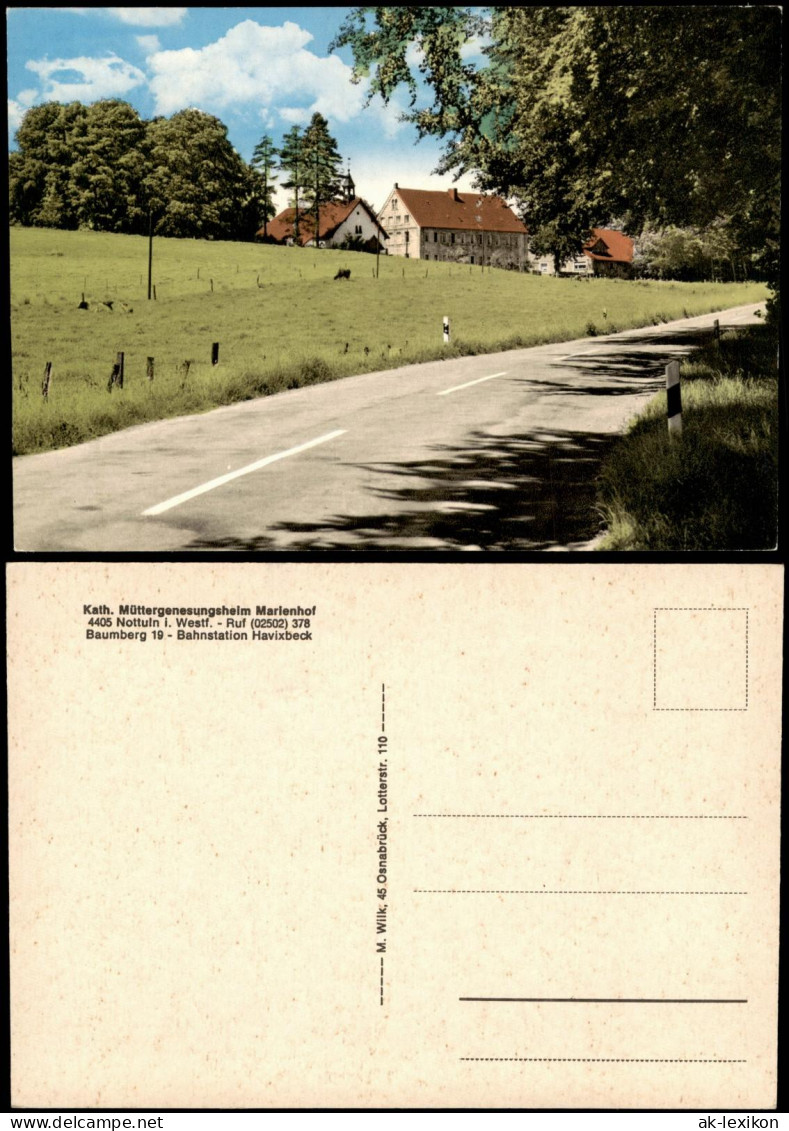 Ansichtskarte Nottuln Kath. Müttergenesungsheim Marienhof 1971 - Andere & Zonder Classificatie