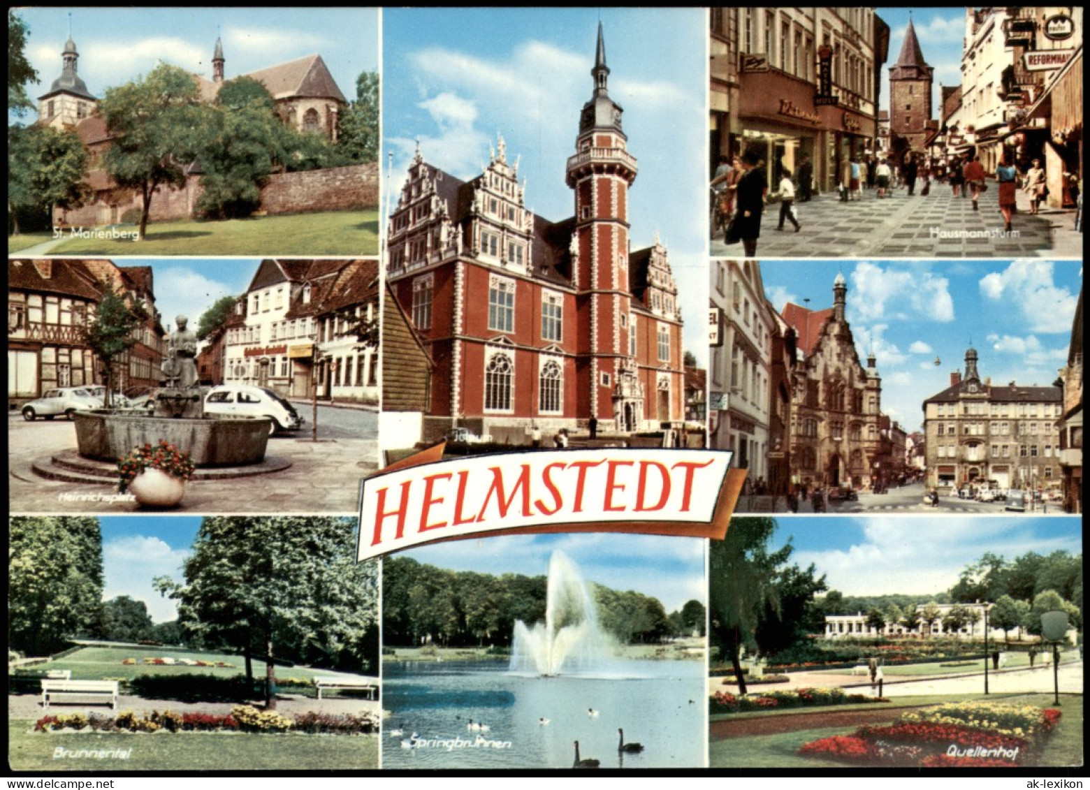 Ansichtskarte Helmstedt MB: Straßen, Plätze - VW Käfer 1969 - Helmstedt