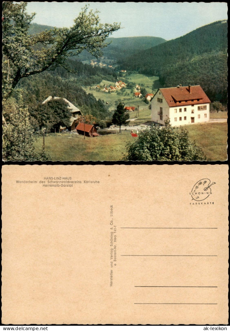 Ansichtskarte Bad Herrenalb HANS-LINZ-HAUS 1968 - Bad Herrenalb