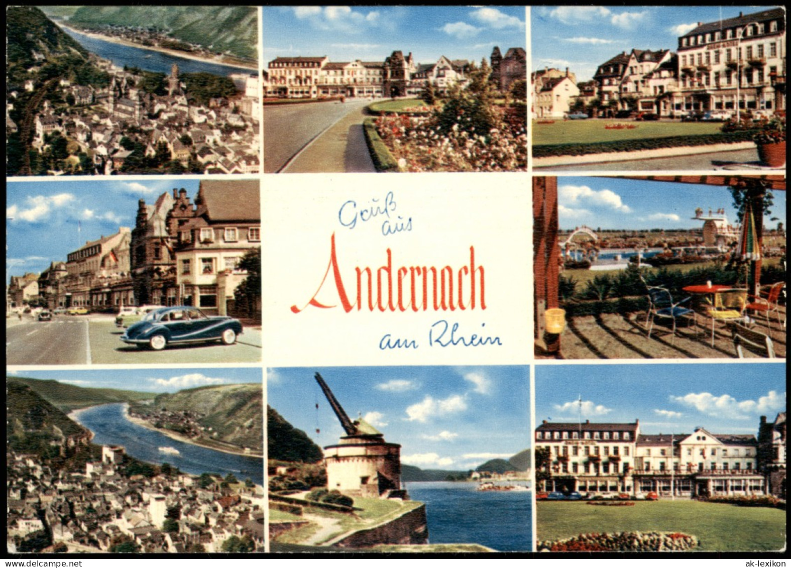 Ansichtskarte Andernach Gruss-Aus-Mehrbildkarte Mit Stadtteilansichten 1966 - Other & Unclassified