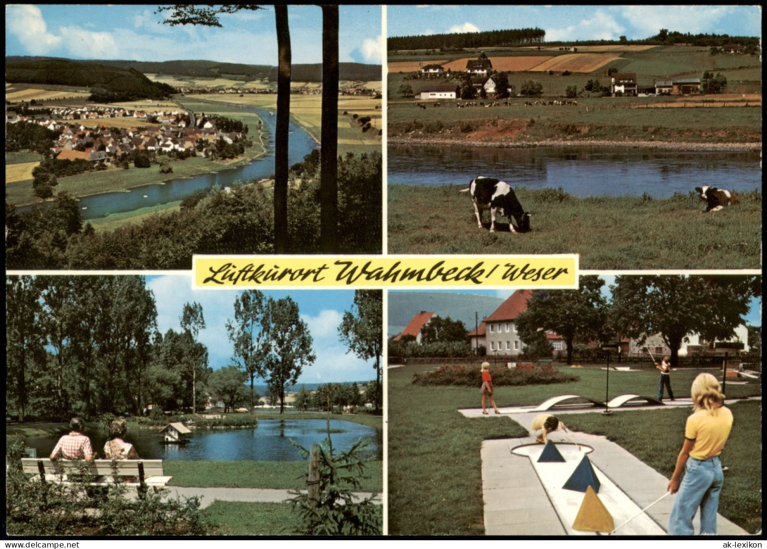 Ansichtskarte Wahmbeck (Bodenfelde) Mehrbildkarte Mit 4 Ortsansichten 1979 - Other & Unclassified