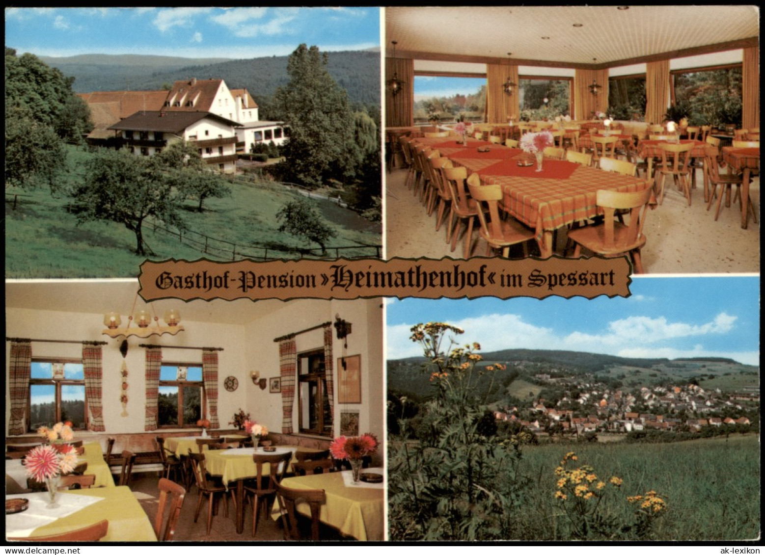 Heimbuchenthal (Spessart Unterfranken)  Gasthof Pension Heimathenhof 1983 - Autres & Non Classés