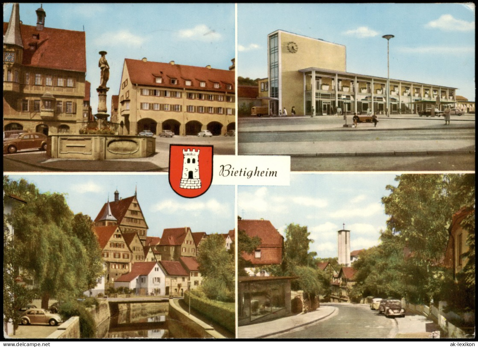 Ansichtskarte Bietigheim-Bietigheim-Bissingen Straße, VW-Käfer 1972 - Bietigheim-Bissingen