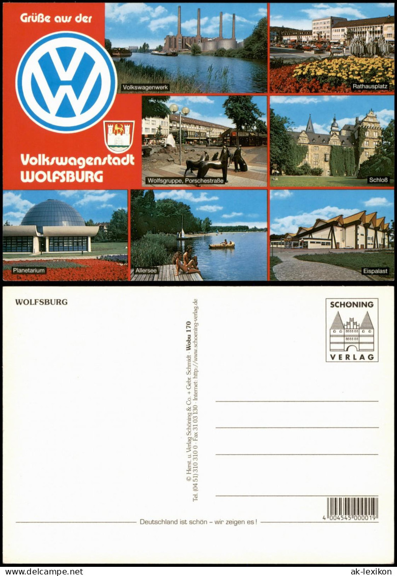 Wolfsburg Volkswagenwerk, Schloß, Planetarium, Allersee, Eispalast 2000 - Wolfsburg