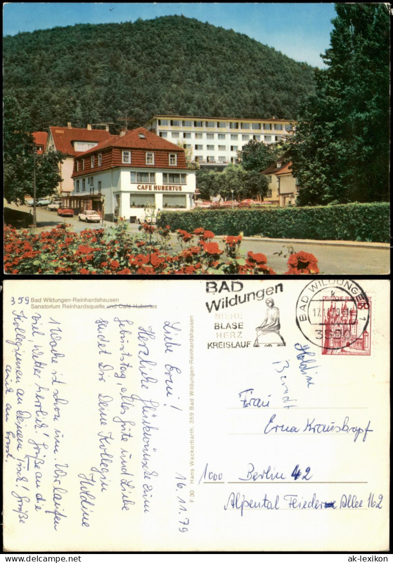 Reinhardshausen-Stadtlauringen Wald Panorama Mit Cafe Hubertus, Sanatorium 1979 - Altri & Non Classificati