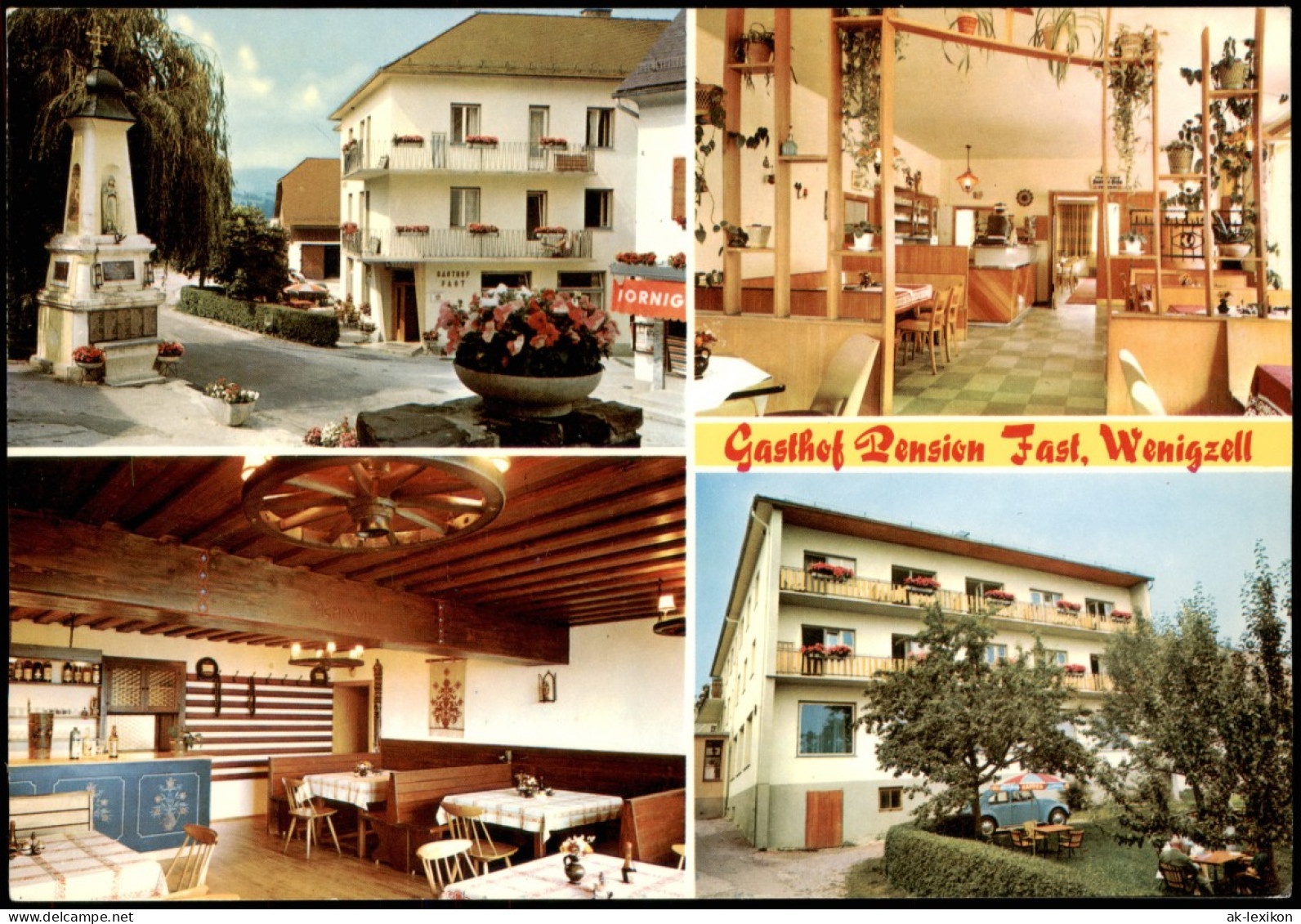 Ansichtskarte Wenigzell (Steiermark) Gasthof Pension Fast MB 1972 - Otros & Sin Clasificación