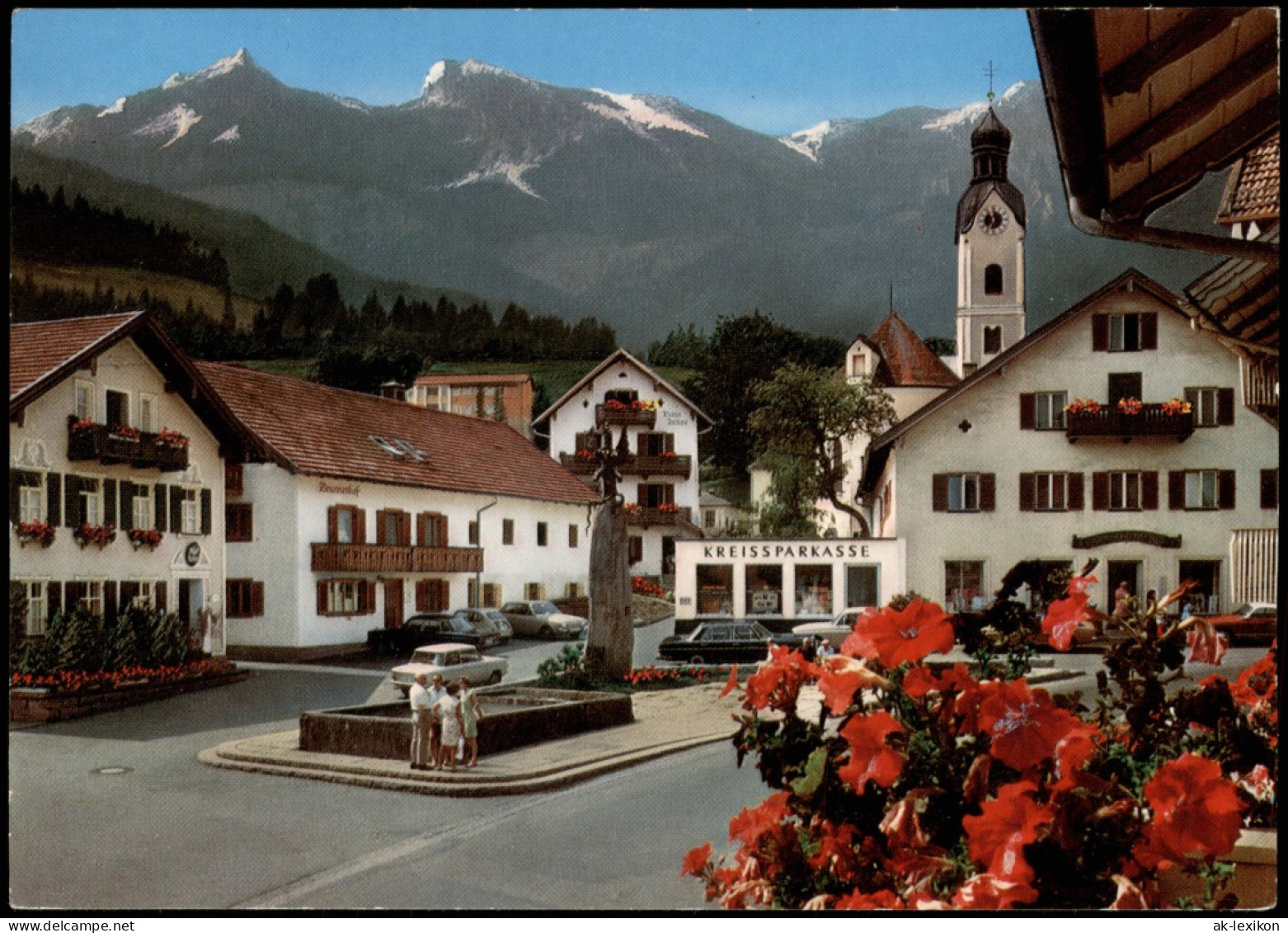 Ansichtskarte Bad Kohlgrub Am Dorfplatz 1972 - Otros & Sin Clasificación