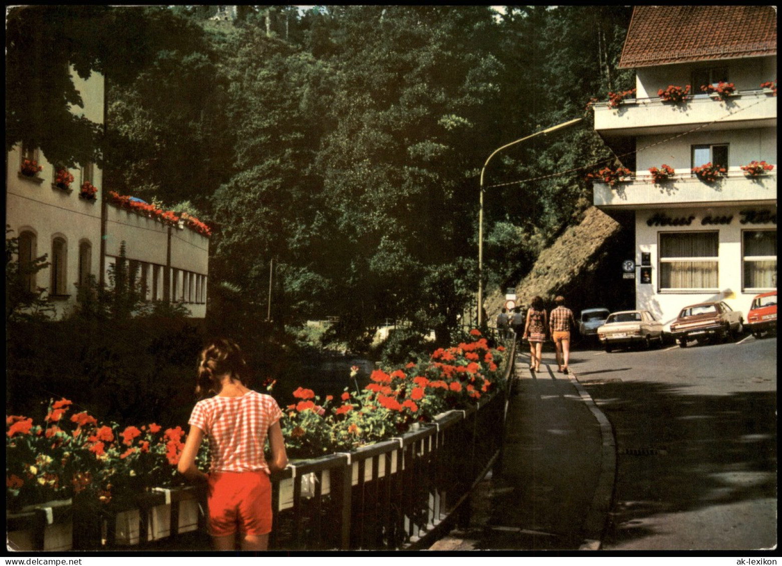 Ansichtskarte Bad Berneck Im Fichtelgebirge Partie An Der Oelschnitz 1975 - Otros & Sin Clasificación