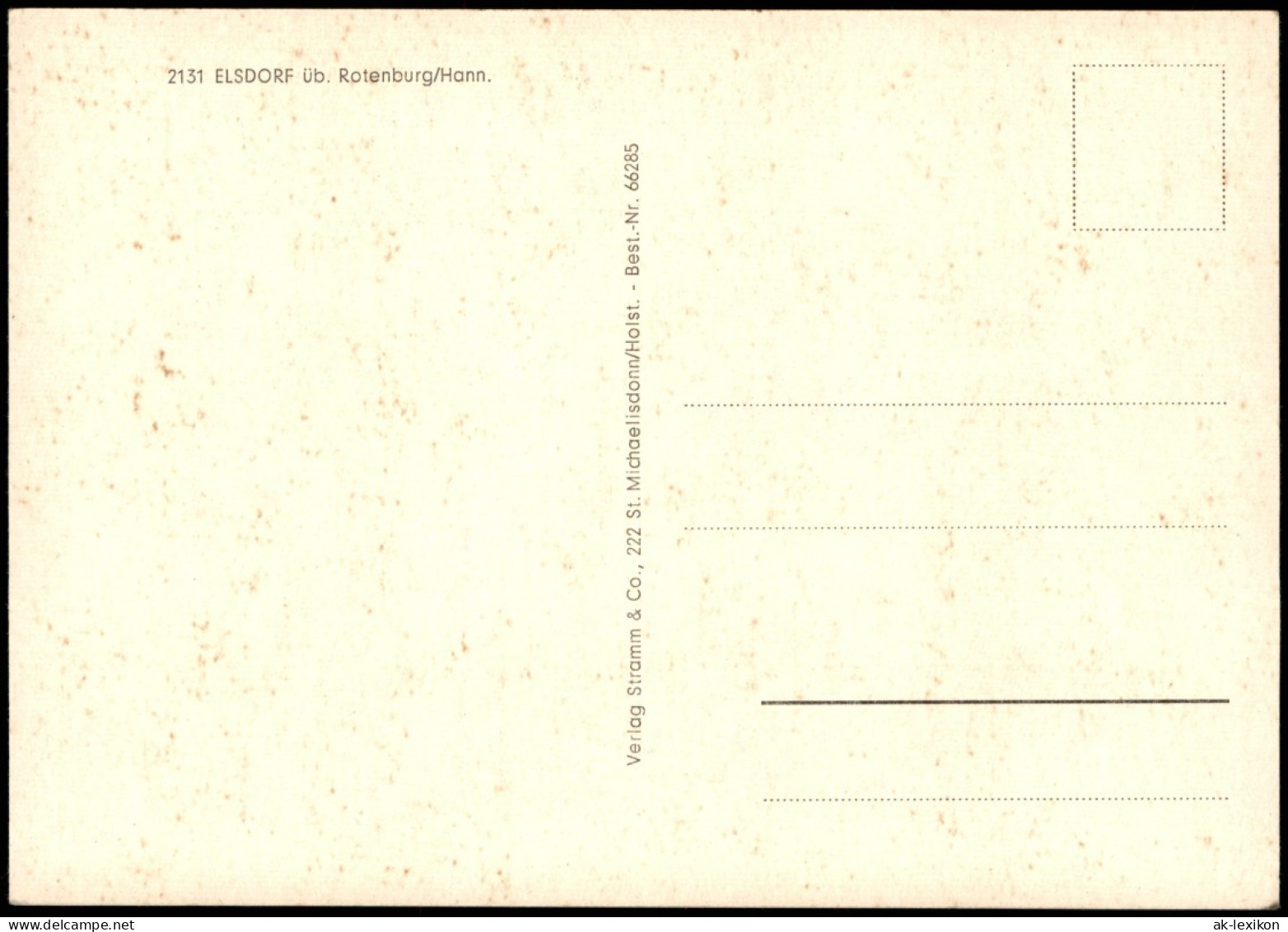 Ansichtskarte Elsdorf (Niedersachsen) Kirche, Einfamilienhaus, Saal 1968 - Andere & Zonder Classificatie