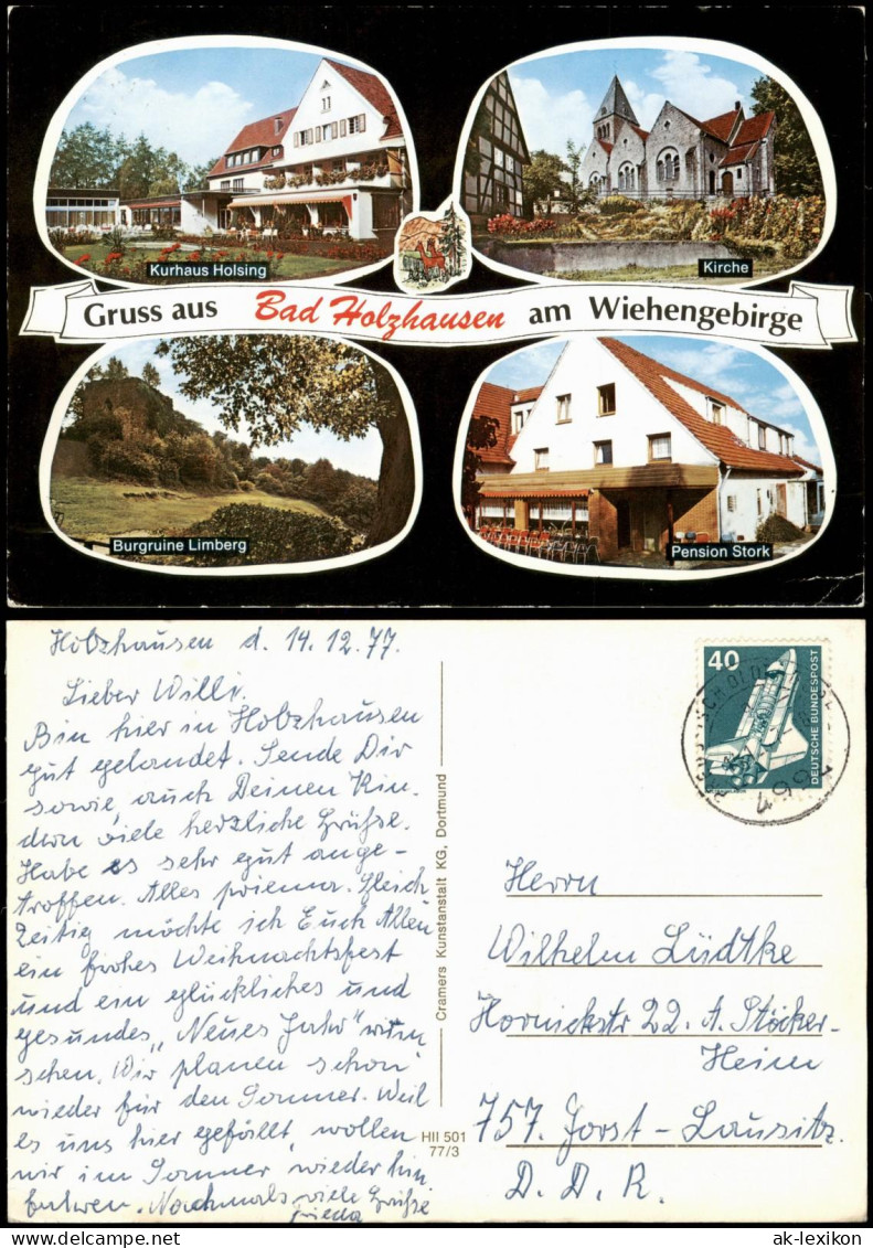 Bad Holzhausen-Preußisch Oldendorf Mehrbildkarte  Wiehengebirge 1977 - Other & Unclassified