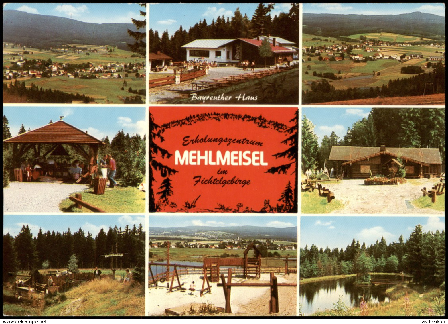 Mehlmeisel Mehrbild-AK Mit Ortsansichten U.a. Bayreuther Haus 1980 - Autres & Non Classés