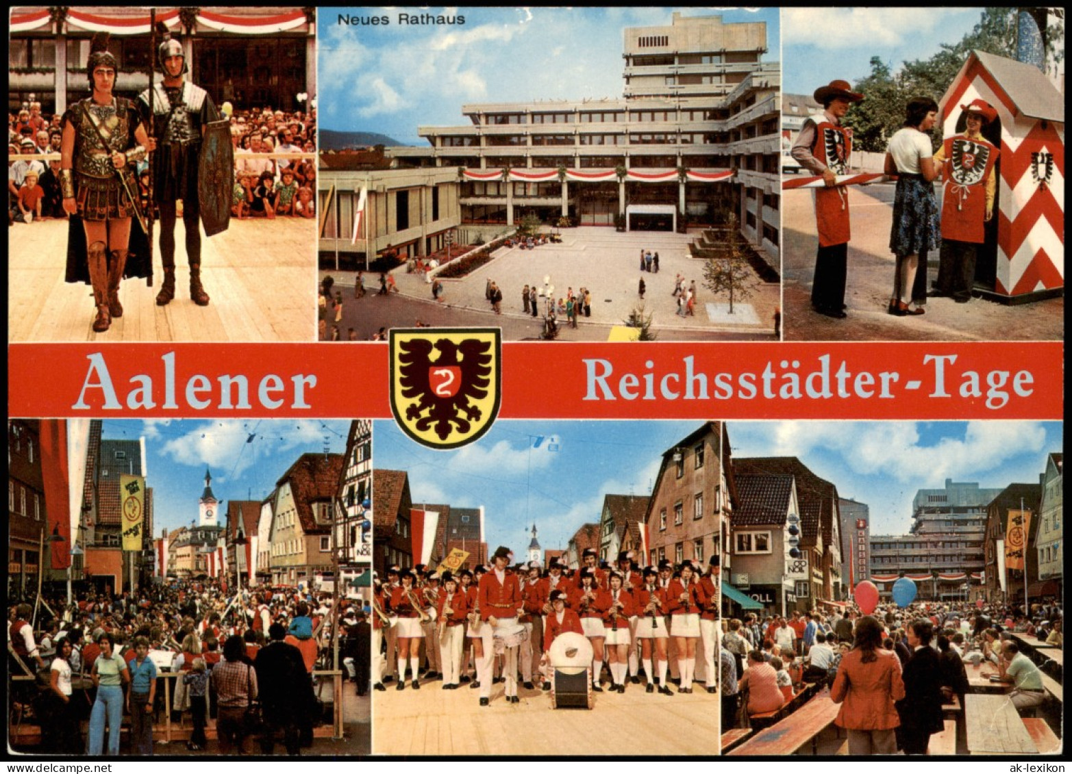 Ansichtskarte Aalen Aalener Reichsstädter Tage Mehrbild 1973 - Aalen