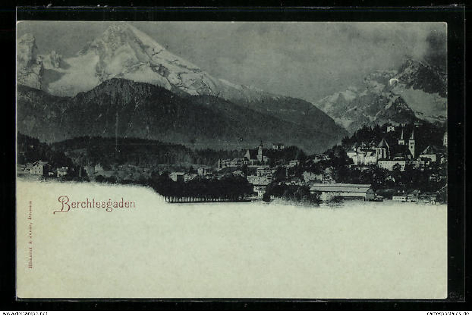AK Berchtesgaden, Gebirgspanorama Mit Blick Auf Berchtesgaden  - Berchtesgaden