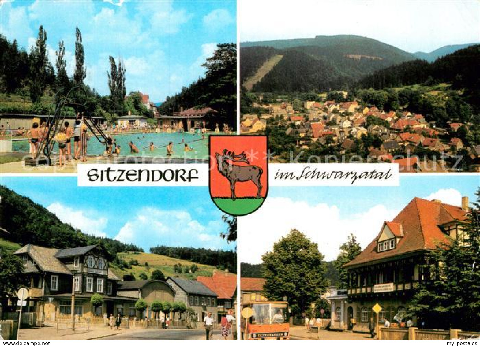 72958215 Sitzendorf Thueringen Schwimmbad FDGB Erholungsheim Hotel Sitzendorf - Other & Unclassified