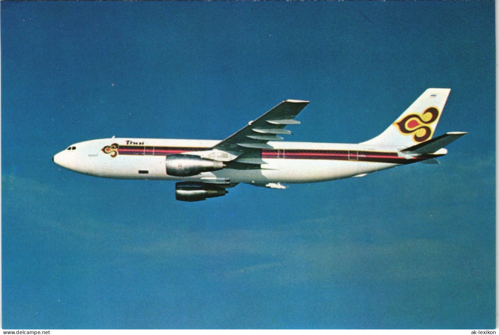 Ansichtskarte  Smooth As Silk. Thai Thai A300 B4 Flugwesen - Flugzeuge 1993 - 1946-....: Ere Moderne