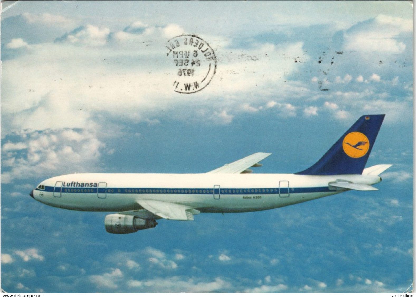 Ansichtskarte  Flugwesen - Flugzeuge Lufthansa Airbus A 300 1976 - 1946-....: Ere Moderne