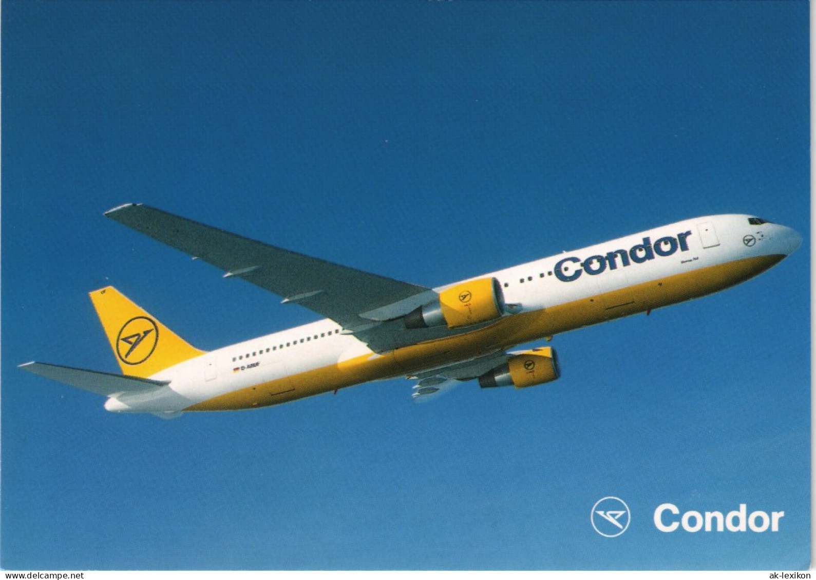 Ansichtskarte  Condor Boeing 767 Flugwesen - Flugzeuge 1996 - 1946-....: Modern Era