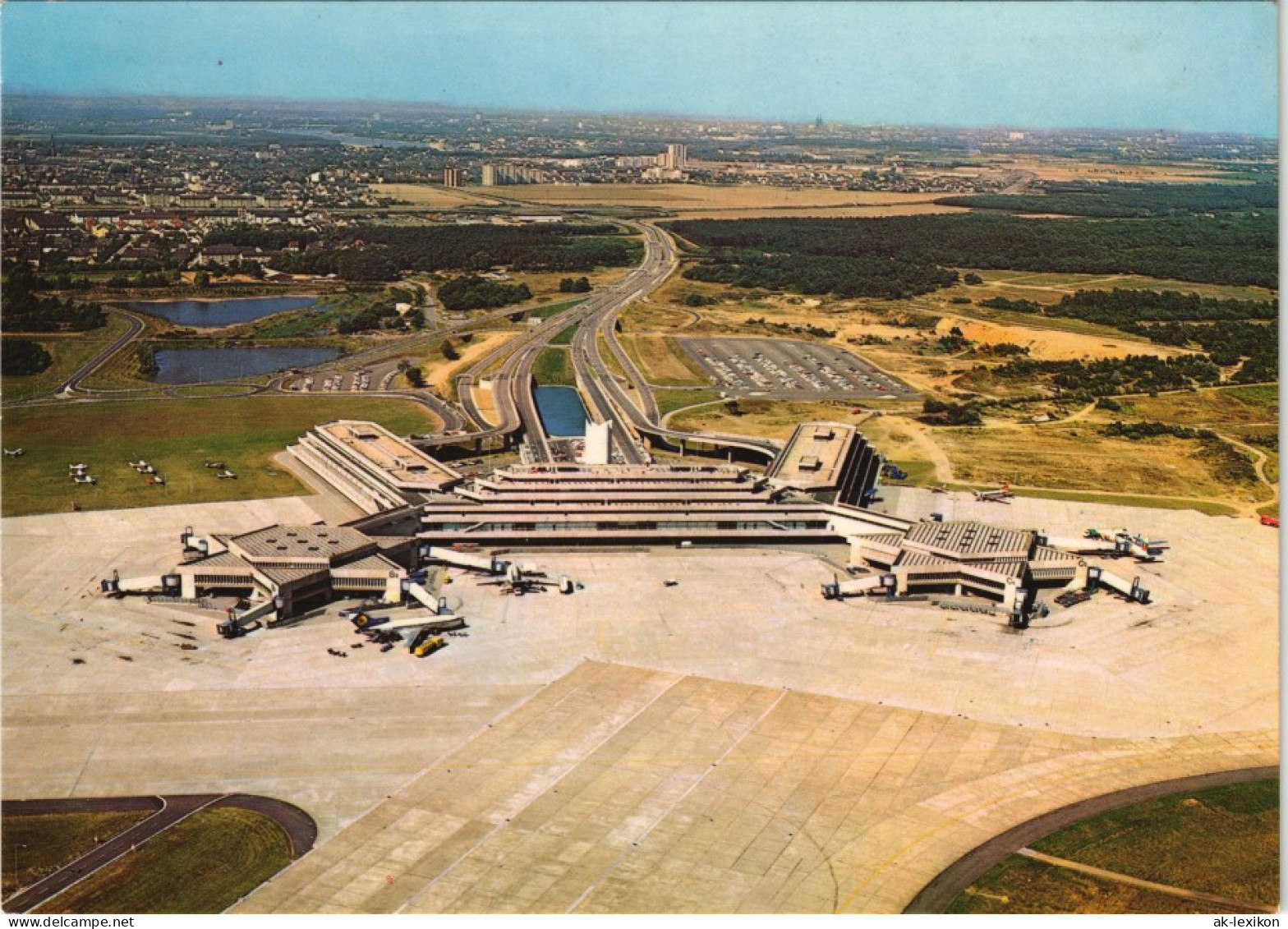 Ansichtskarte Bonn Flughafen Köln / Bonn Luftbild 1979 - Köln