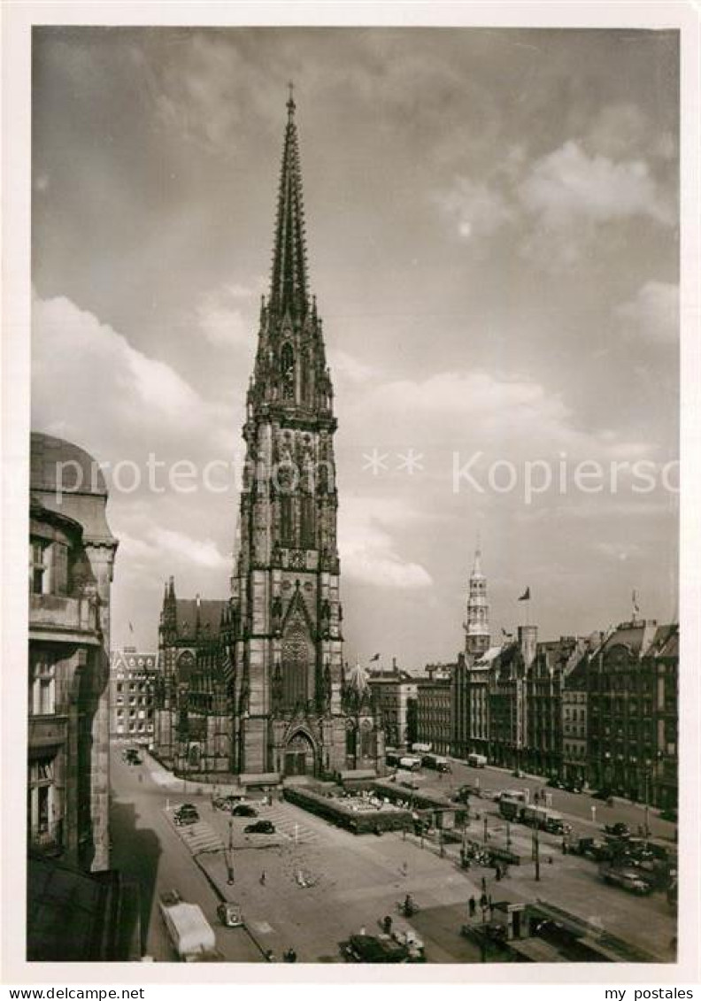 72957137 Hamburg Nikolaikirche Hopfenmarkt  Hamburg - Sonstige & Ohne Zuordnung