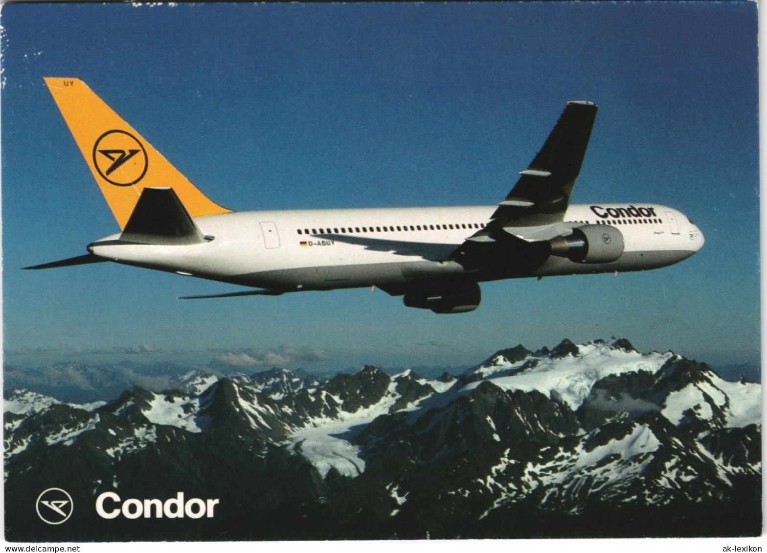 Ansichtskarte  Condor Boeing 767 Flugwesen Flugzeug Airplane AK 2000 - 1946-....: Modern Tijdperk