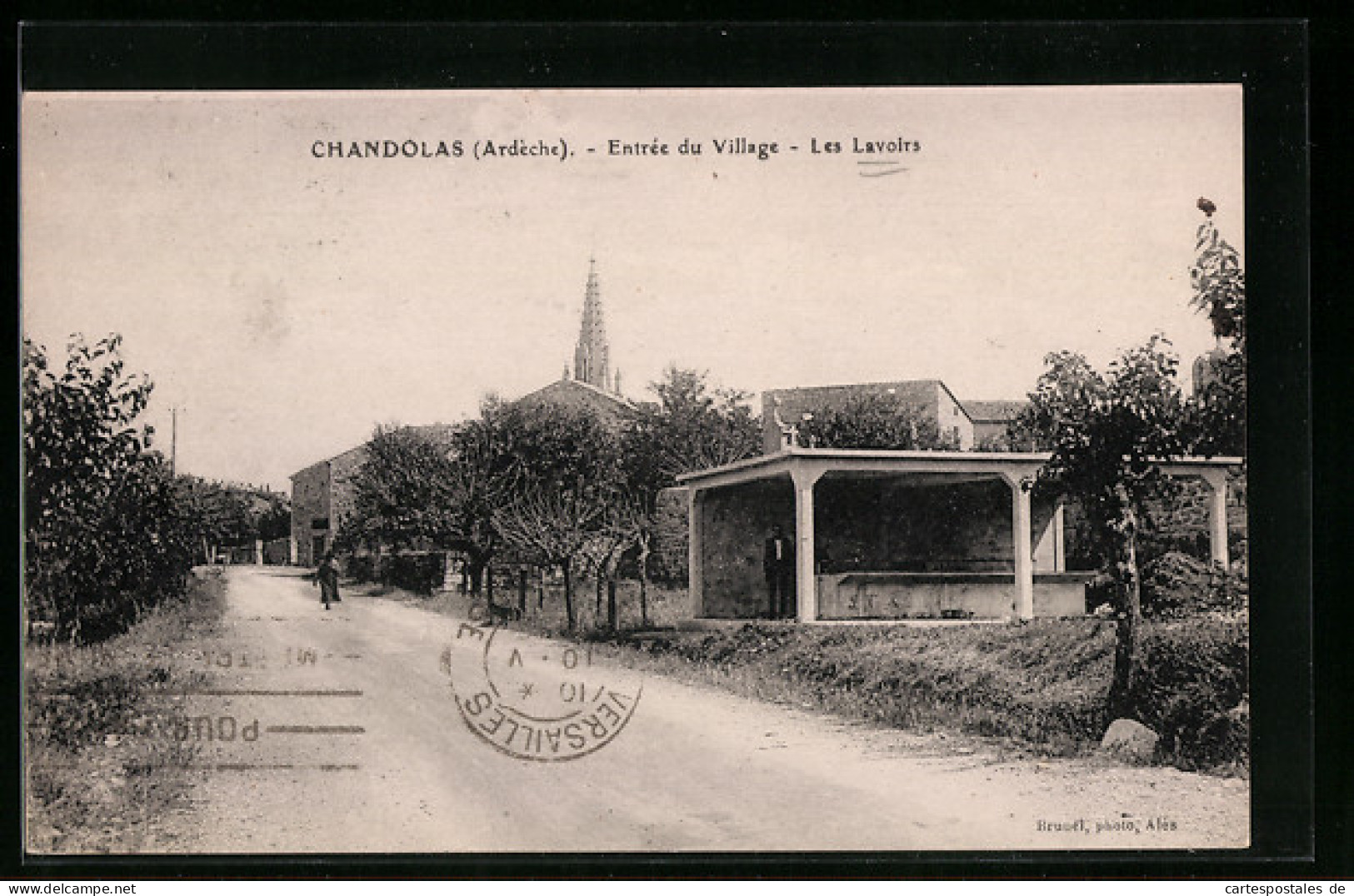 CPA Chandolas, Les Lavoirs, Entree Du Village  - Autres & Non Classés