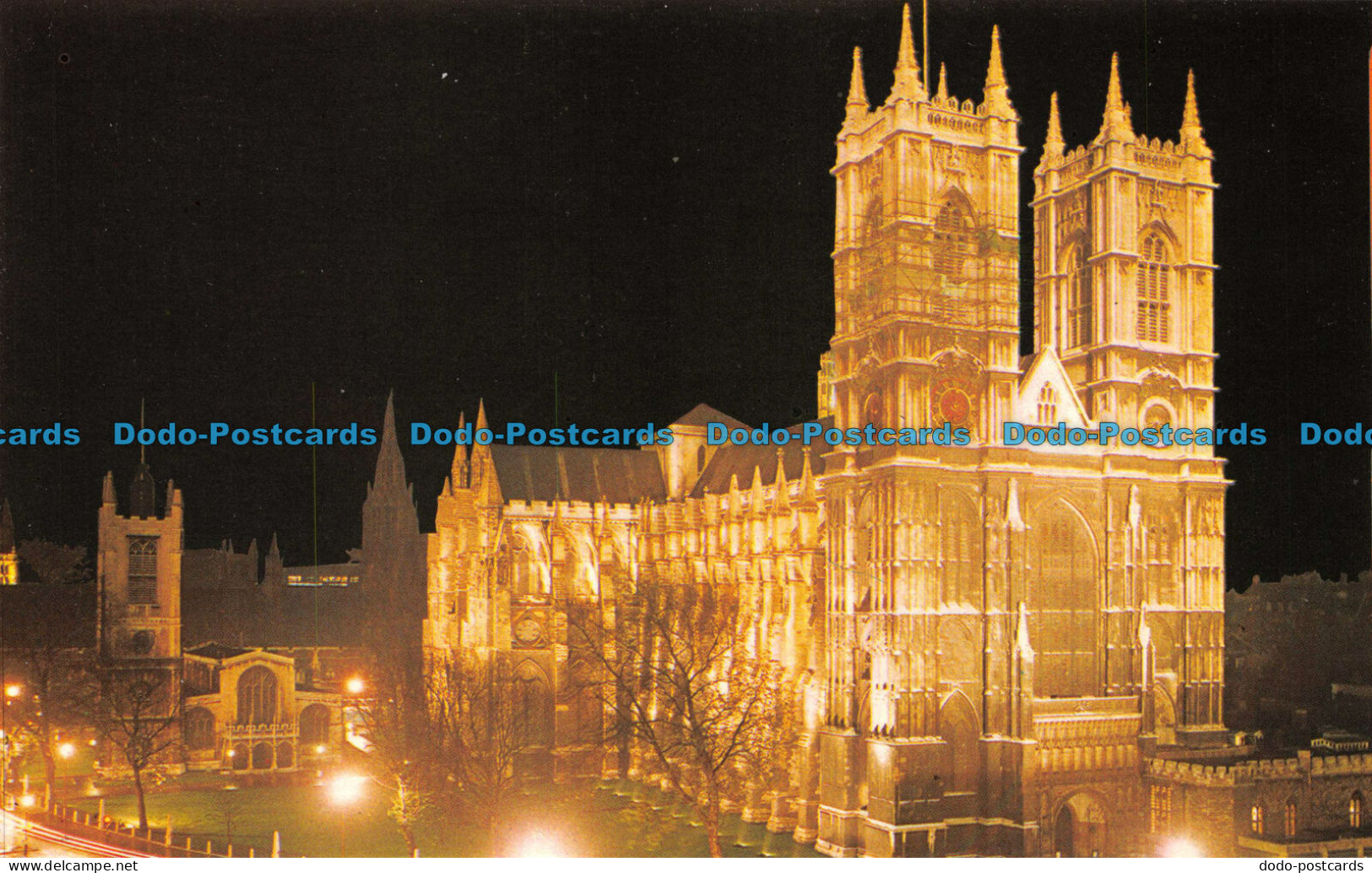 R082046 The Abbey. London. By Night. Photo Precision - Other & Unclassified