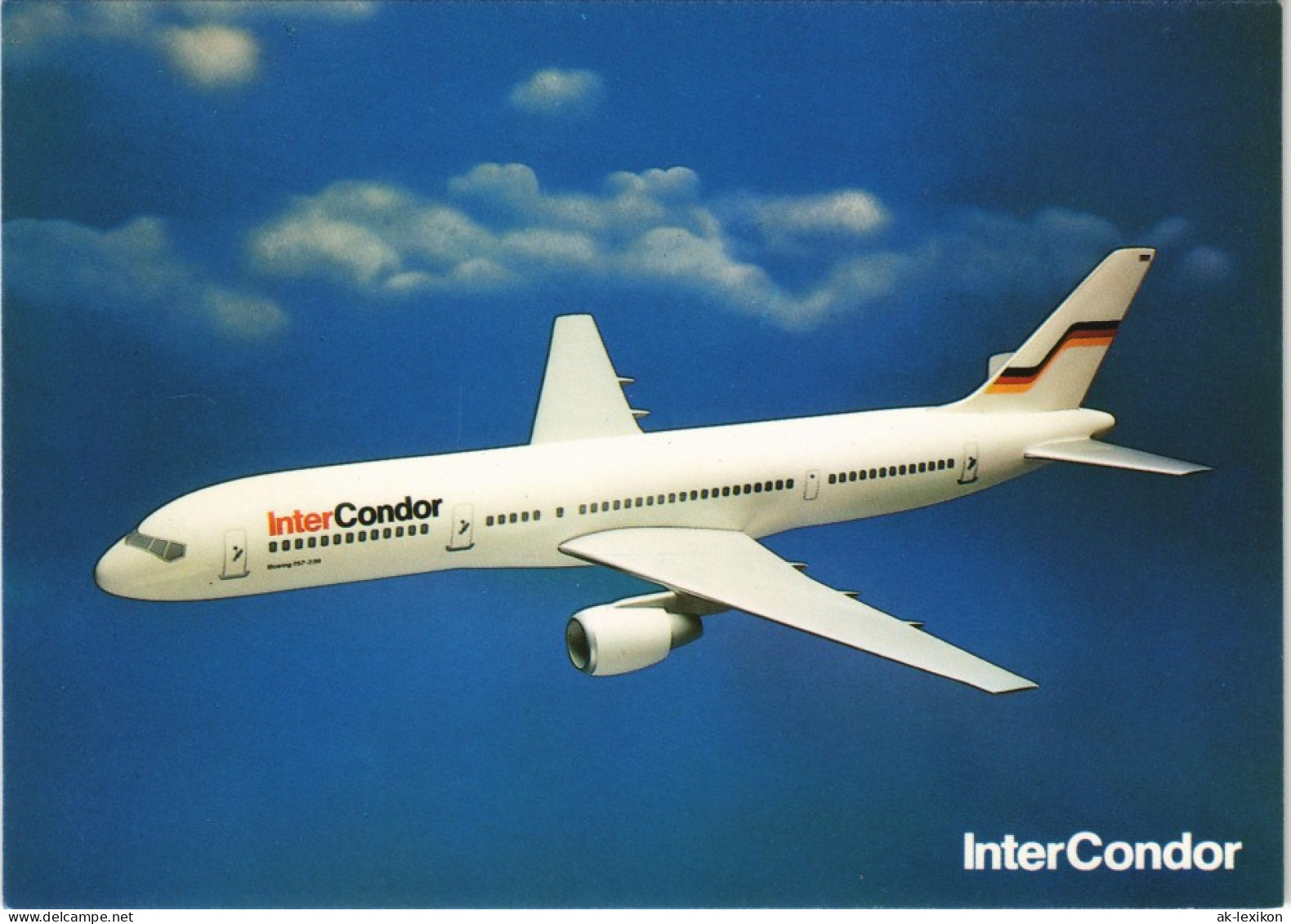 Ansichtskarte  InterCondor Boeing B757-230 Flugwesen Airplane Flugzeug 1990 - 1946-....: Modern Tijdperk